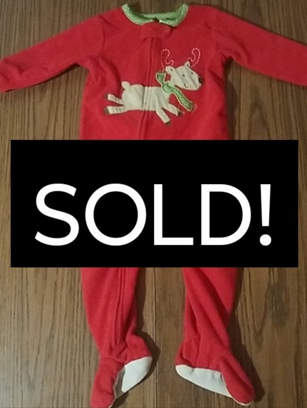 Carter's 18M baby warm footie pajamas